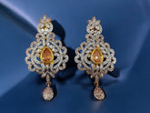 Elegant Interchangeable Gemstone Earrings - A Statement of Luxury